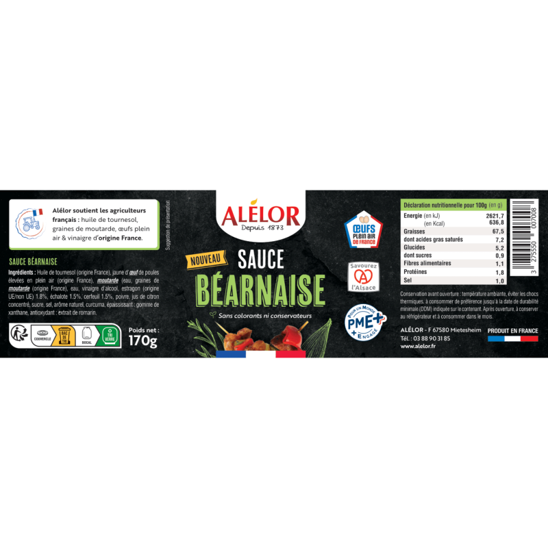 Sauce Béarnaise - La Boutique des Condiments